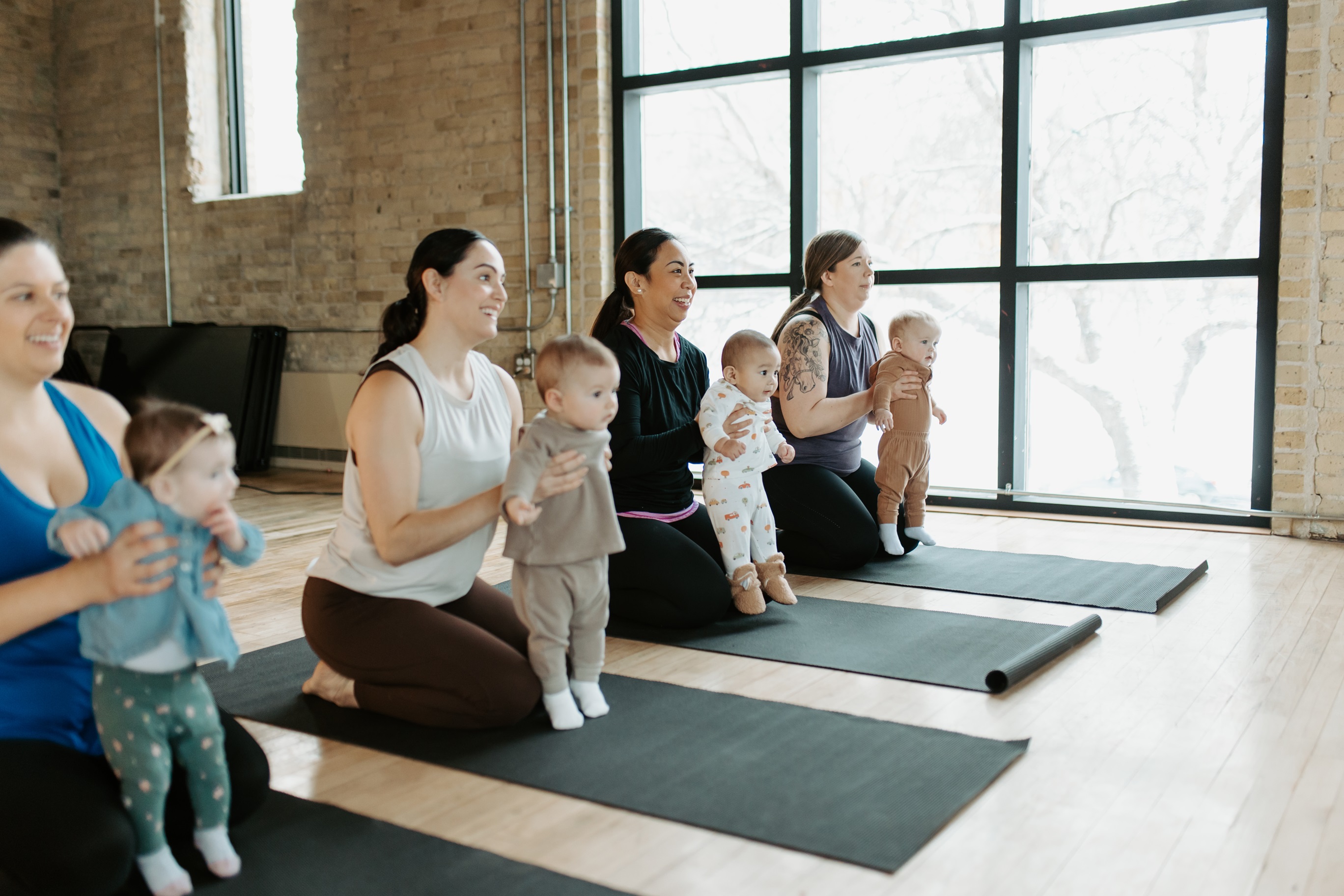 pilates with baby