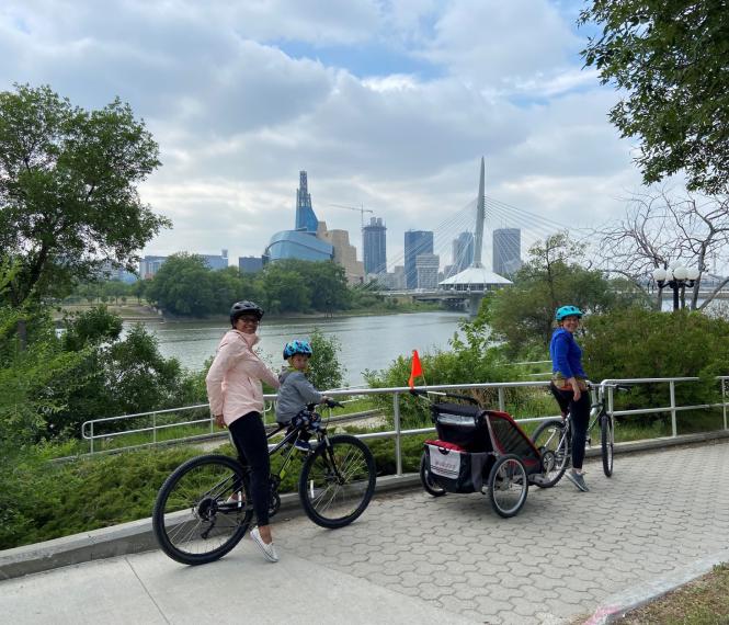 biking with baby