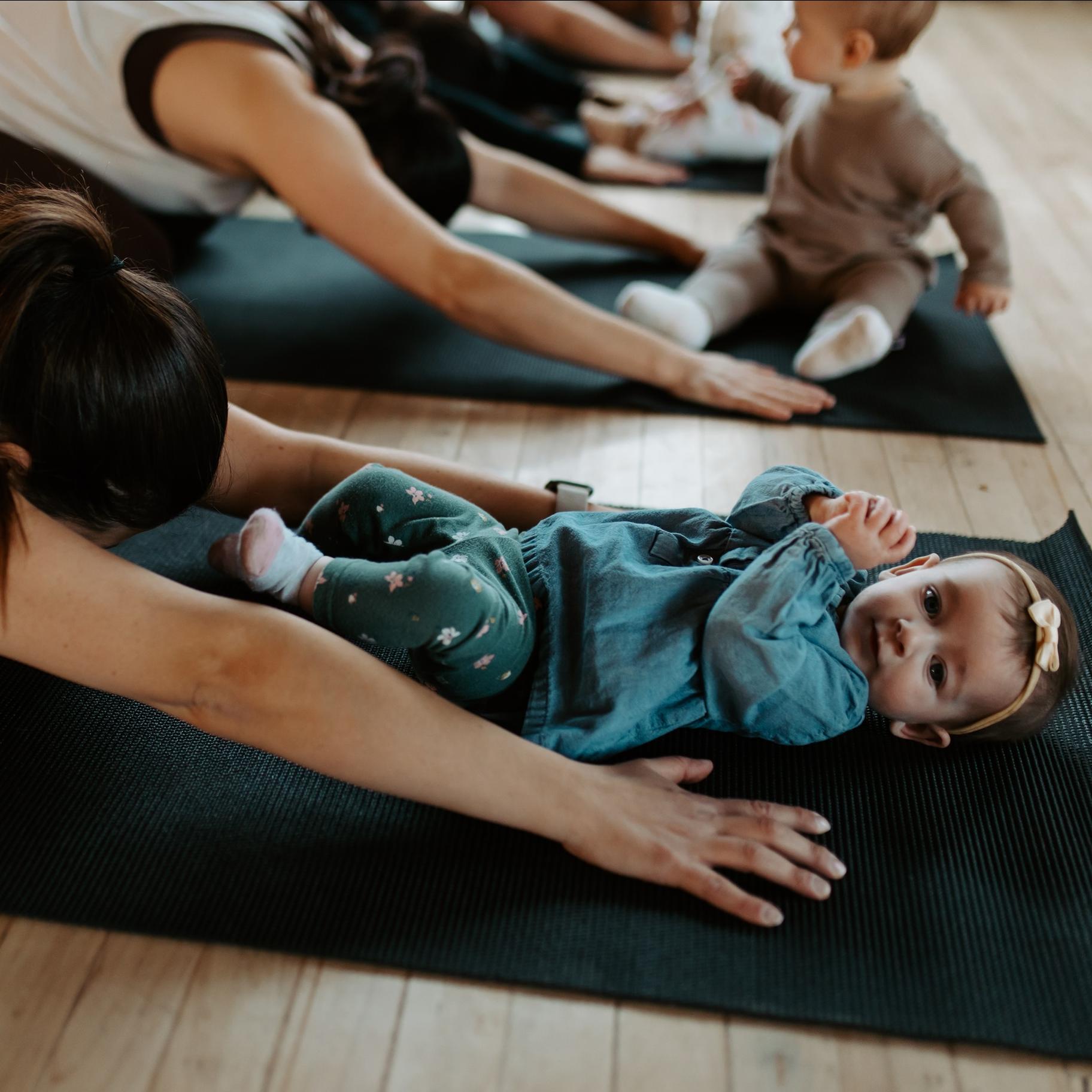 yoga with baby