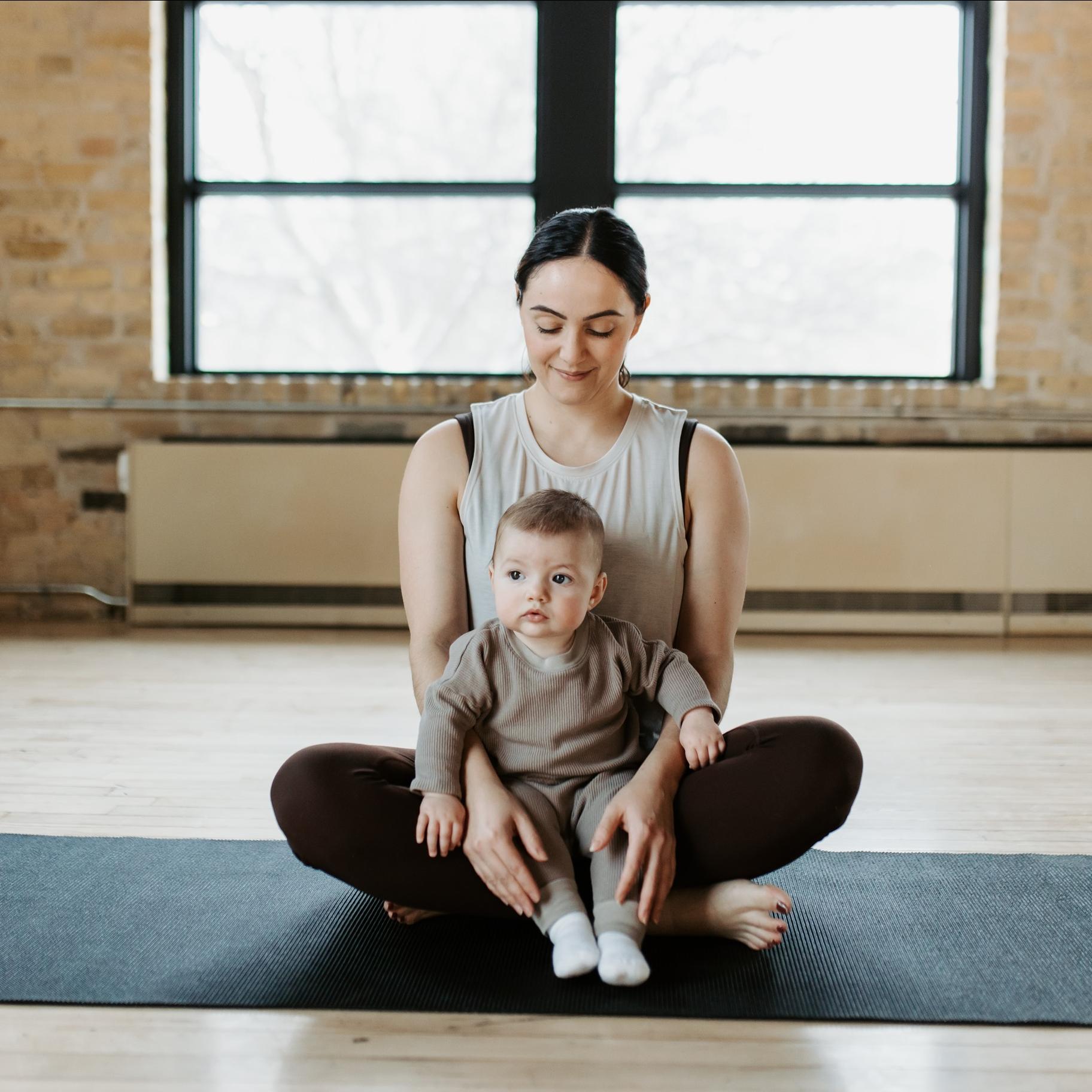 yoga with baby