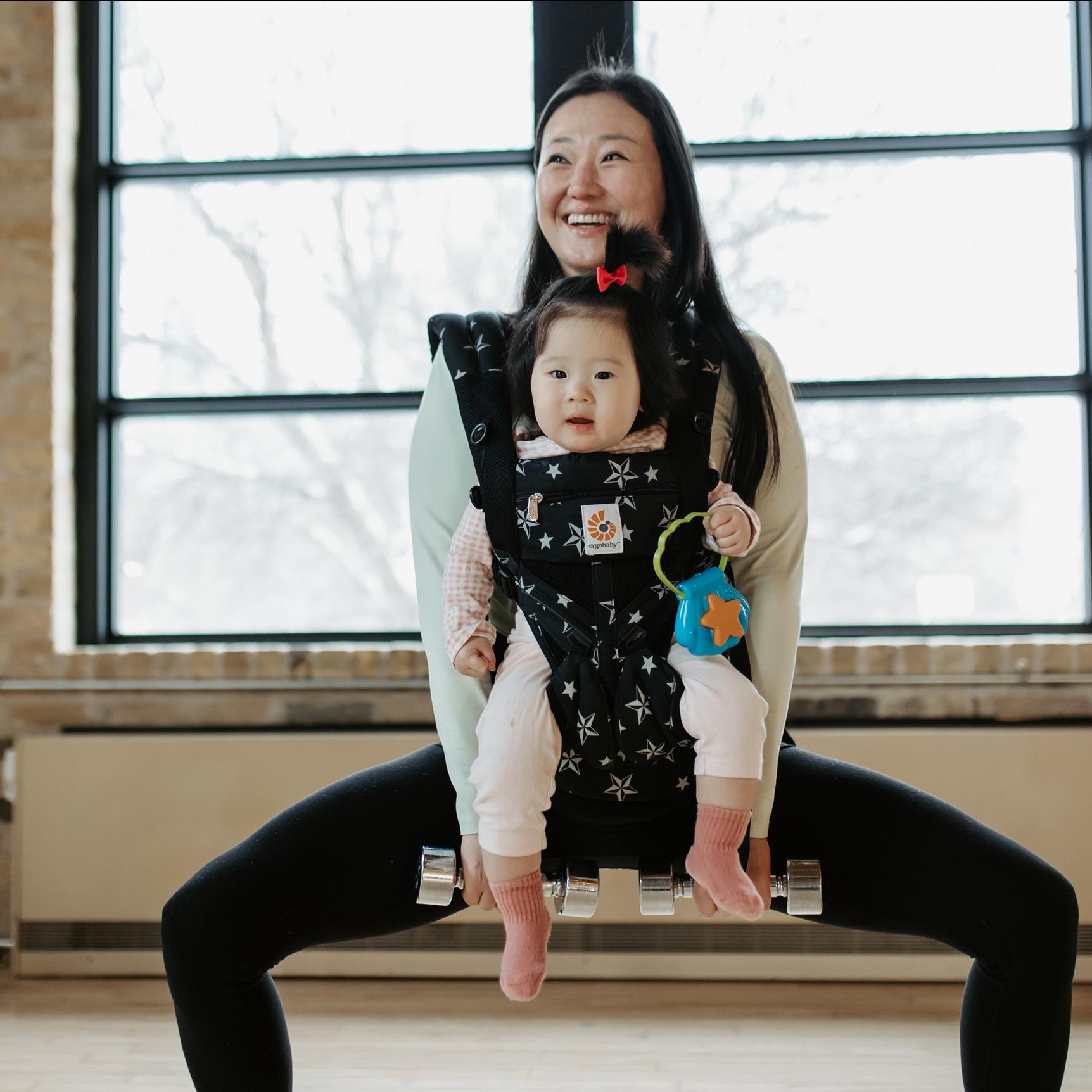 parent and baby barre class