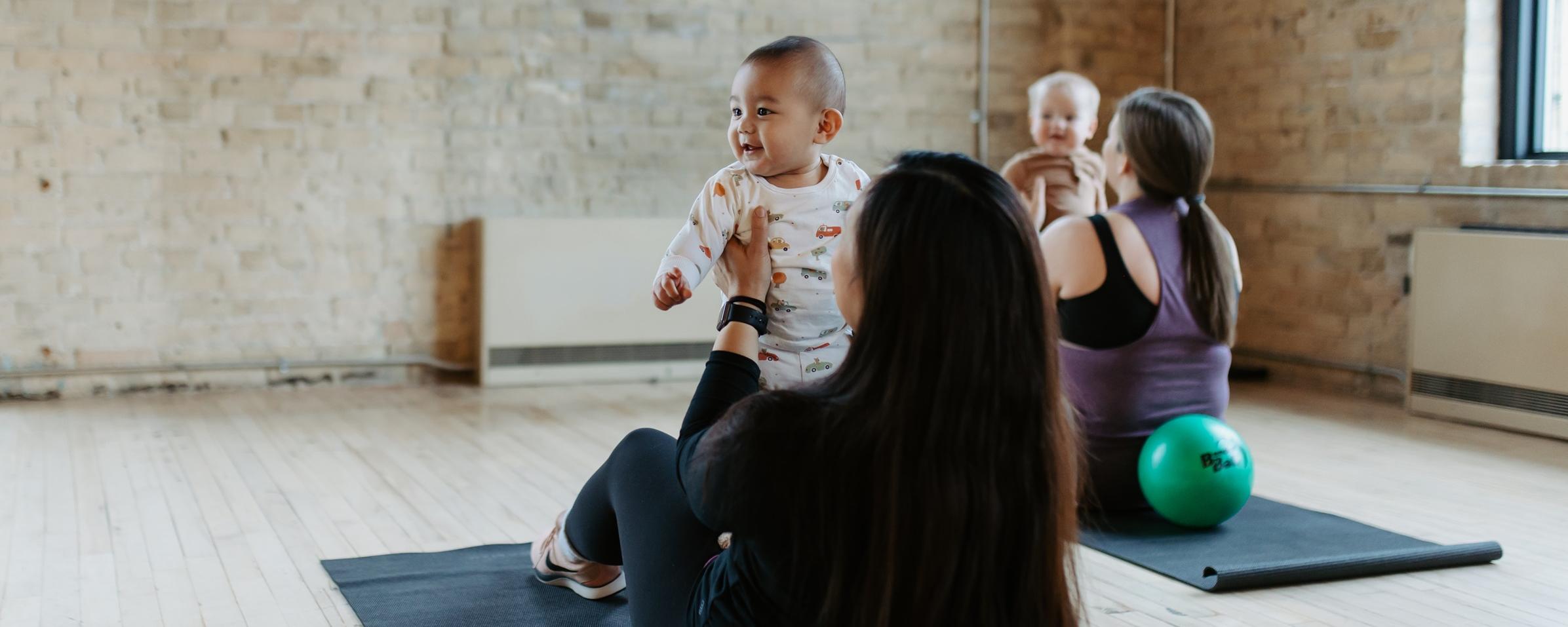 mom and baby pilates