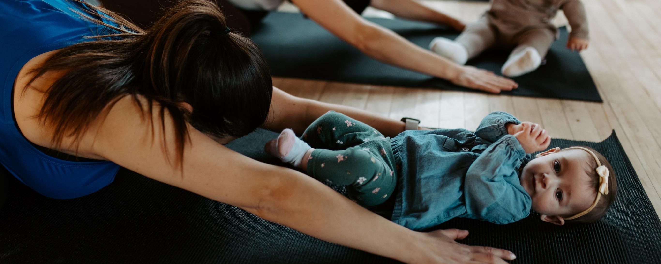 mom and baby yoga